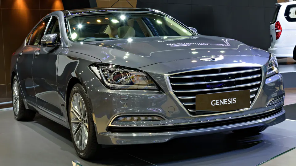 The Genesis sedan subject of a recall over a seat switch fire risk