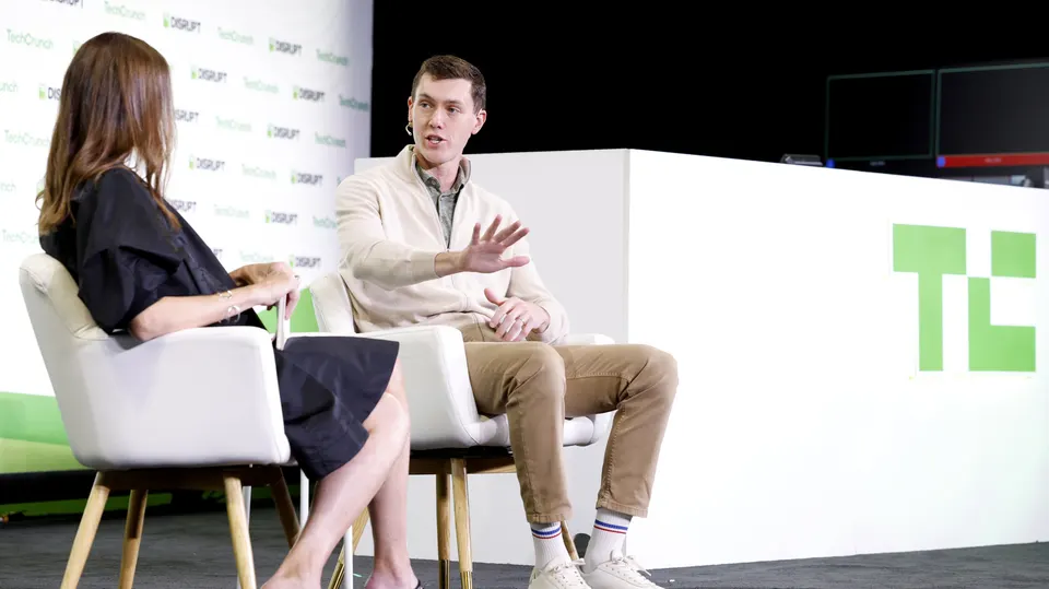 Flock CEO explains the company's camera policies during a TC Disrupt fireside chat