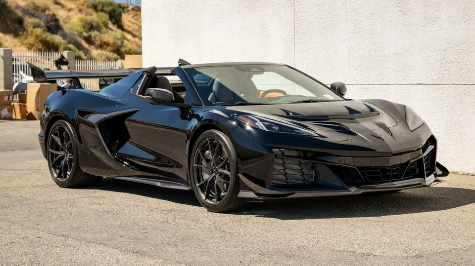 The 19-mile ZR1X that hammered for $390,000 — $102,000 over sticker